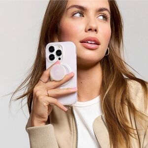 PopSockets Magnetic Phone Grip and Stand for MagSafe NEW - White Opalescent